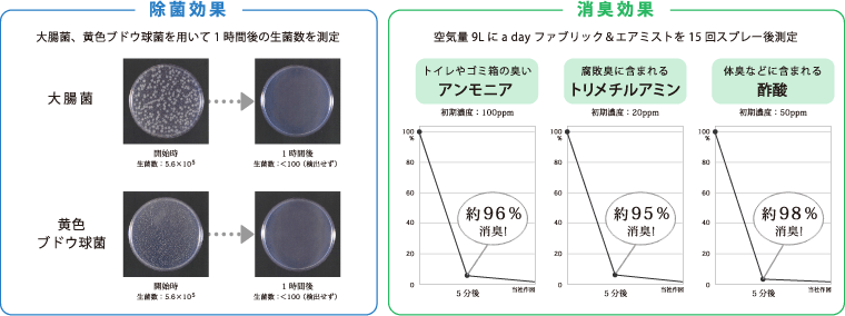 除菌・消臭試験